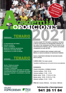 Iniciamos la Academia de Oposiciones 20-21