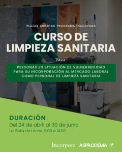 Nuevo curso de formación para acceder al empleo